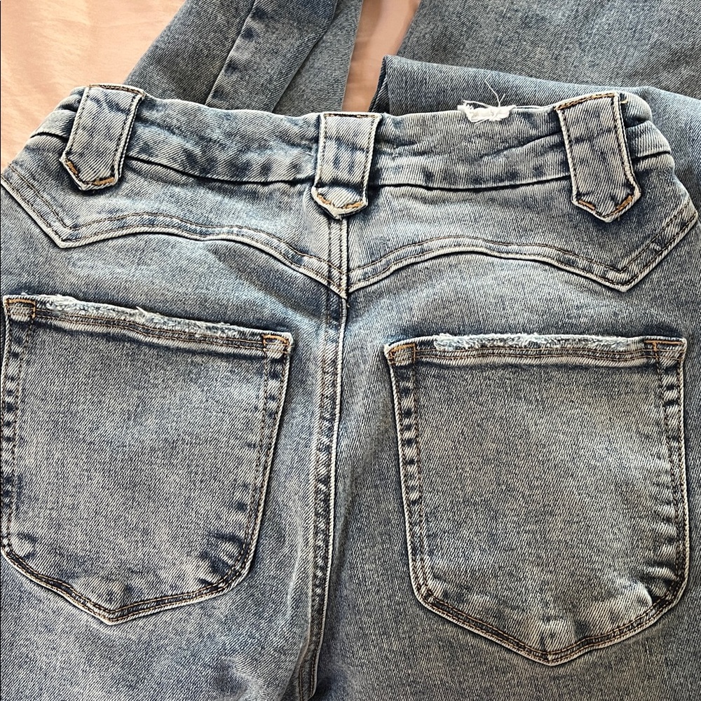 Good American Light Blue Denim Pants